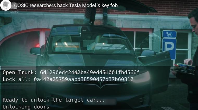 Így lopnak el néhány perc alatt a hackerek egy Tesla Model X-et kép
