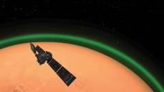 Zöld fényt észleltek a Marson kép