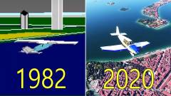 Ilyen volt régen a Microsoft Flight Simulator, és így fejlődött az évek során kép