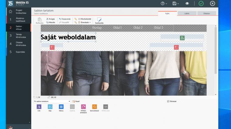 WebSite X5 Start: építs könnyen weboldalt tanulás nélkül! kép
