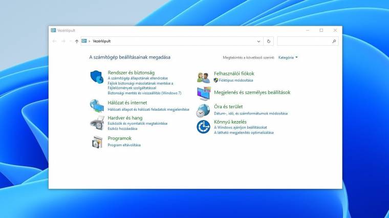 Rendet vág a beállítások körül a Windows 11 legújabb verziója kép