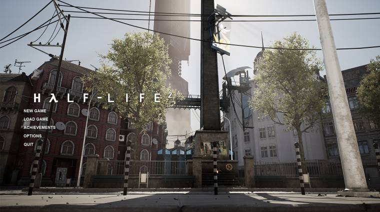 Elképesztő látványos a Half-Life 2 Plaza Unreal Engine 4-gyel modellezve bevezetőkép