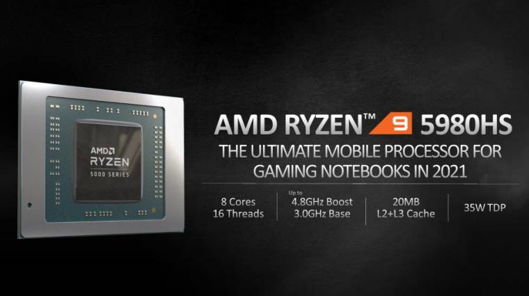 Ezt tudják majd az AMD Ryzen 5000 mobilprocesszorai kép