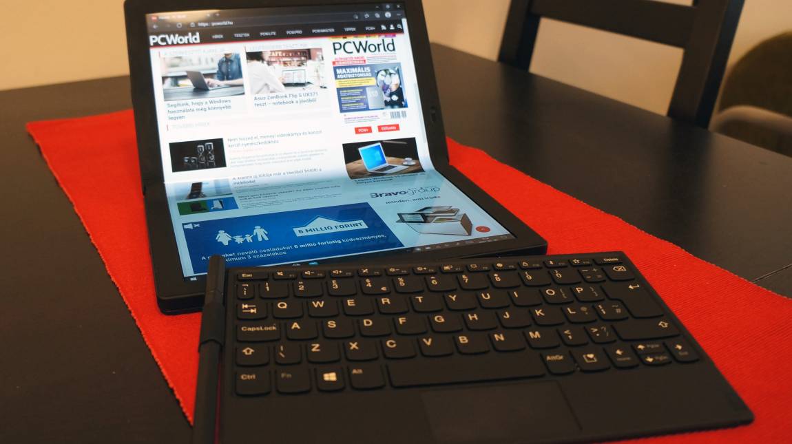 Lenovo ThinkPad X1 Fold teszt – az összehajtogatható notebookoké a jövő? kép