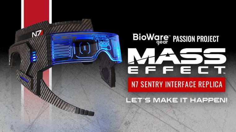 Elkészül az igazi Mass Effect N7 Sentry szemüveg, már ha elegen megrendelik bevezetőkép