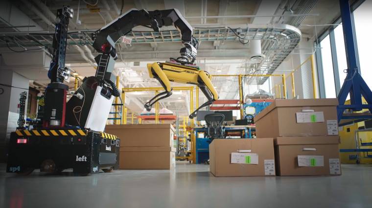 A Boston Dynamics új robotja, Stretch raktárakban fog a hónap dolgozója címre hajtani kép