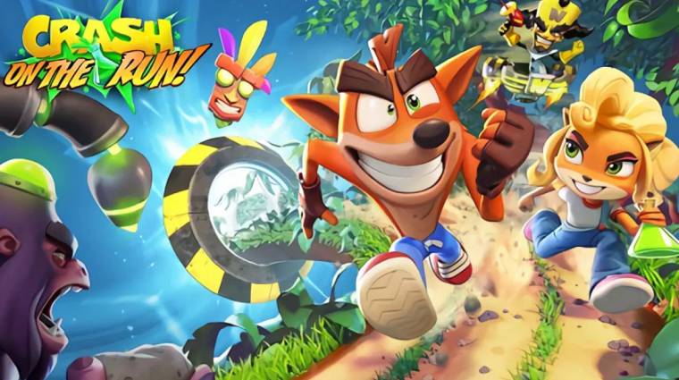 Crash Bandicoot: On the Run! és még 15 mobiljáték, amire érdemes figyelni! bevezetőkép
