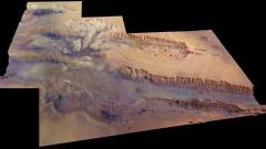 Jelentős mennyiségű vízre bukkantak a Mars Grand Canyonjában kép