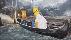 Zseniális mod keresztezi a God of Wart és a Simpson családot kép