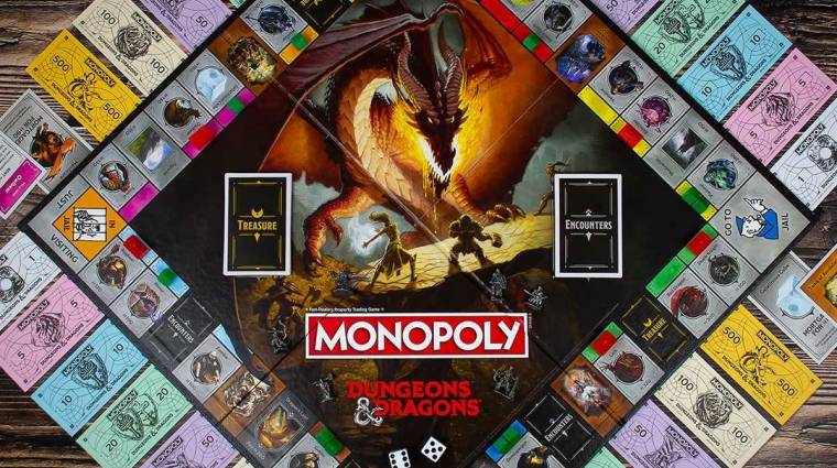 Ingatlanok helyett szörnyeket harácsolhatunk a Dungeons & Dragons Monopolyban bevezetőkép