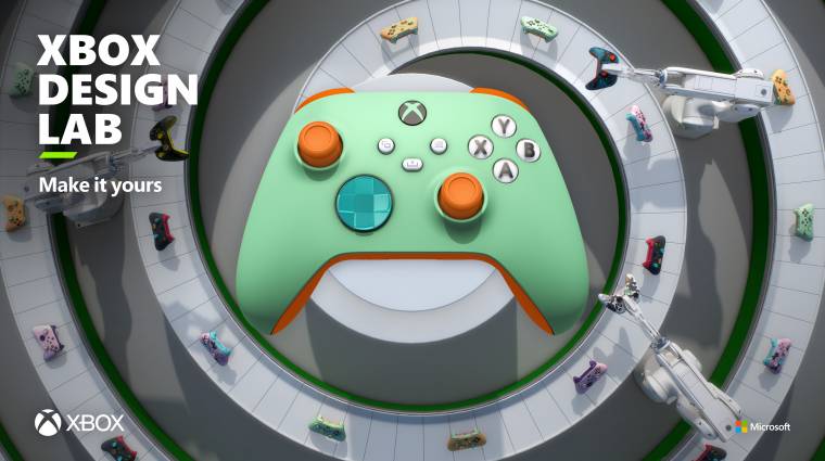 Magyarországról is elérhető az Xbox Design Lab, mindenki egyedi kontrollert tervezhet magának kép