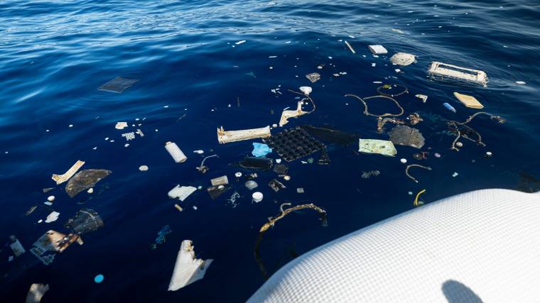 Közel százmillió tonnányi műanyag lebeg a Csendes-óceánon (Fotó: The Ocean Cleanup)