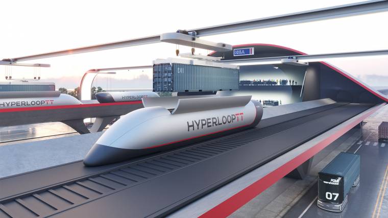 Az Elon Musk nevével fémjelzett Hyperloop-projektek egyelőre még csak a tesztfázisoknál tartanak (Fotó: HyperloopTT)