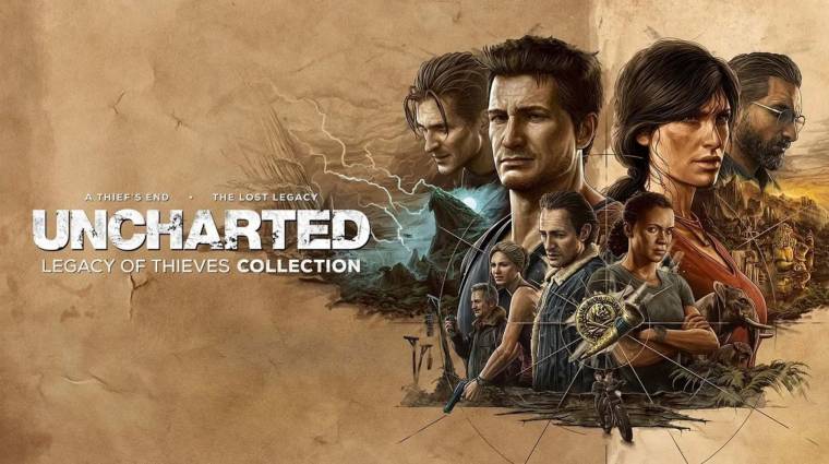 Most a Steamen bukkant fel az Uncharted: Legacy of Thieves Collection megjelenési dátuma bevezetőkép
