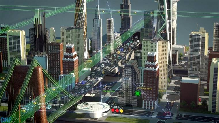 A digitális technológiának köszönhetően közel valós idejű információkhoz juthatunk a város működéséről (Fotó: NASA)