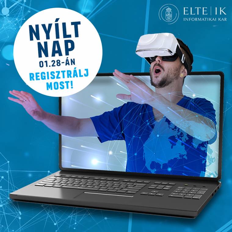 Az ELTE január 28-i nyílt napján közelebbről is meg lehet ismerkedni az egyetem informatikai képzéseivel 
