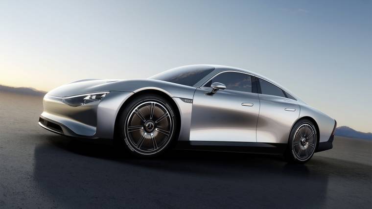 A Mercedes Vision EQXX-é jelenleg a világ legjobb légellenállási alaktényezője (Fotó: Daimler)