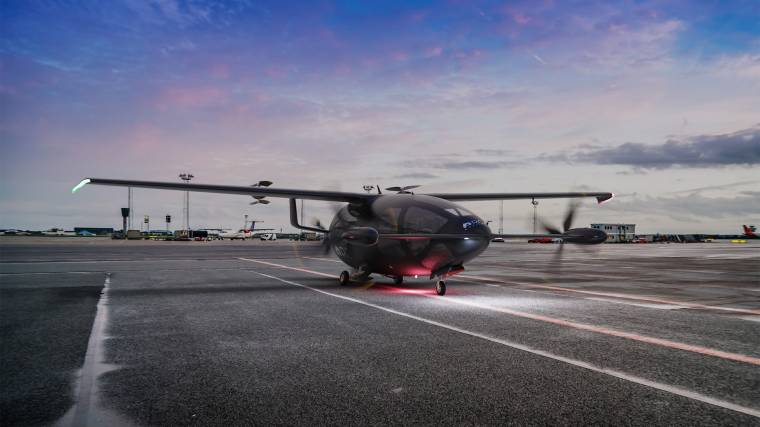 Az elektromos meghajtásnak köszönhetően az Orca légimentő hamarabb levegőbe tud emelkedni, mint egy gázturbinás helikopter (Fotó: Orca Aerospace)