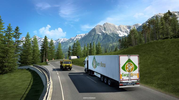 Lélegzetelállítóan néz ki a Euro Truck Simulator 2-es felújított Ausztria bevezetőkép