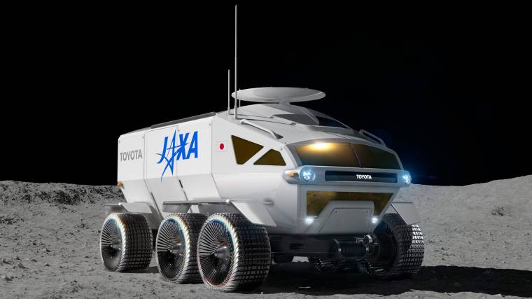 A Toyota Lunar Cruiser már a Holdon élő emberek kiszolgálására készült (Fotó: Toyota)