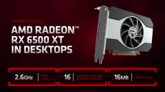 Az RX 6500 XT megjelenése előtti pillanatokban vonta vissza az AMD, hogy a 4GB VRAM már nem elég a játékokhoz kép