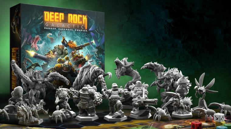Percek kellettek, hogy sikeres legyen a Deep Rock Galactic társasjáték Kickstarter-kampánya bevezetőkép
