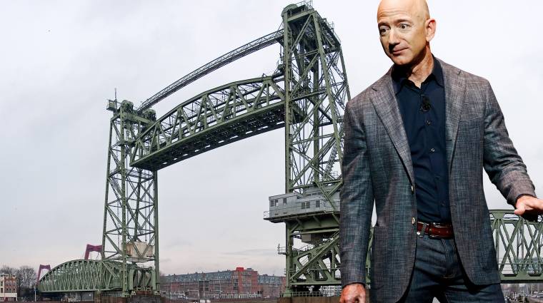 Jeff Bezos szuperjachtja miatt kell szétszedni egy történelmi hidat Hollandiában kép