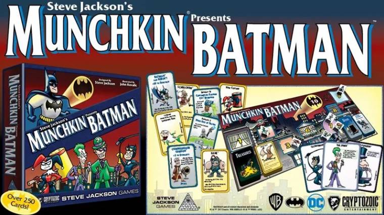 Batman-témájú kiadást kap a Munchkin bevezetőkép