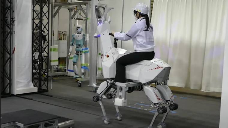 Akár egy ember is meglovagolhatja a Kawasaki robotkecskéjét kép