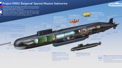 Végítélet-hozónak tartják az orosz haditengerészet atomtorpedókkal felfegyverzett tengeralattjáróját kép