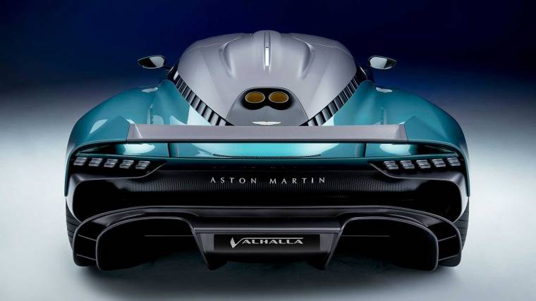 Távolról sem környezetbarát: a Valhalla villanymotorja mellé egy irtózatos teljesítményű V8-as motor is jár (Fotó: Aston Martin)