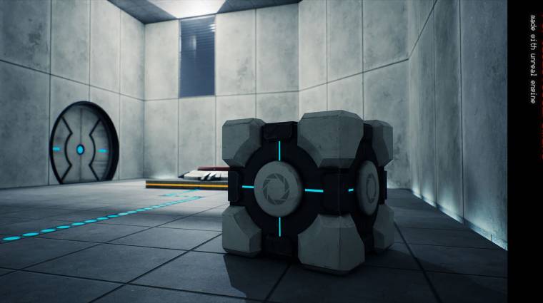 A ray tracinget is támogatja ez a fantasztikus, UE5-ös Portal remake bevezetőkép