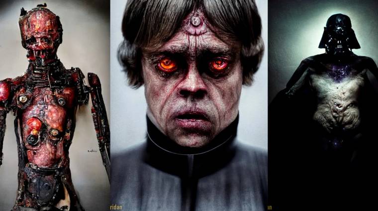 Rémálmokba illő a Star Wars karakterek horrorisztikus újragondolása bevezetőkép