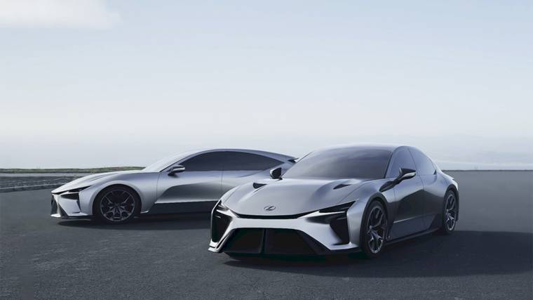 A Lexus Electrified Sport koncepció vonalvezetése a legendás LFA kupét idézi (Fotó: Lexus)