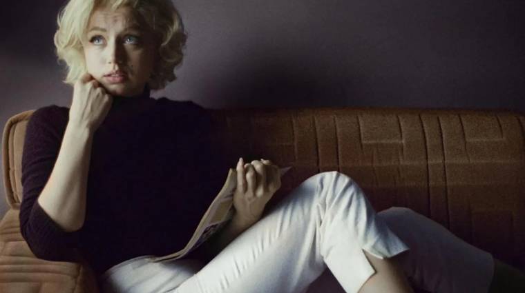 Itt a Marilyn Monroe életéről szóló, korhatáros Blonde első kedvcsinálója kép