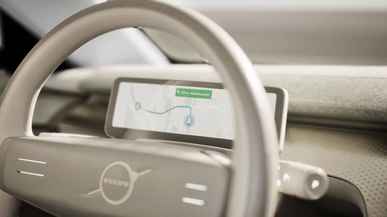 Vezetés közben rendkívül fontos, hogy az információkat áttekinthetően kapja meg a sofőr (Fotó: Volvo)