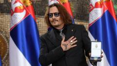 Johnny Depp megkapta a legmagasabb szerb állami kitüntetést kép