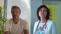 David Beckham átadta MINDEN közösségi médiás profilját egy ukrajnai szülészorvosnak kép