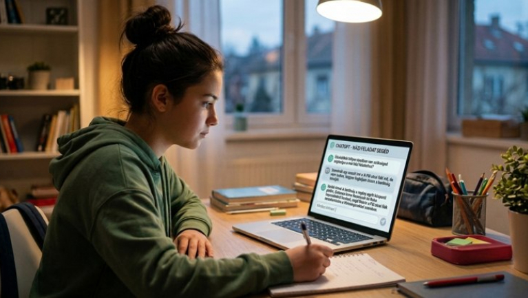 Már minden második kamasz chatbotot használ a házijához – de vajon ez már csalás? fókuszban