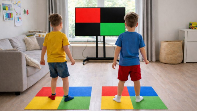 Ha a tévé előtt is szeretnéd megmozgatni a gyereked, néhány színes papír és egy YouTube-videó kell csak hozzá kép