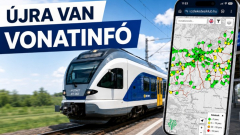 Visszatért a Vonatinfó: valós időben követhetőek a vonatok, regisztráció nélkül kép