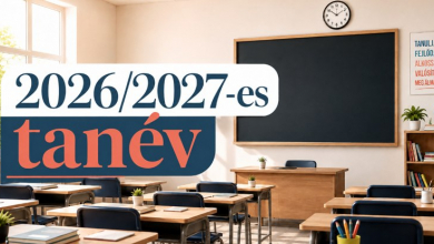 Megjelent a 2026/2027-es tanév rendjének tervezete, itt van minden fontos dátum egy helyen kép