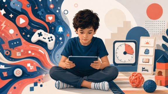 Túlzott képernyőidő és önszabályozás: hogyan hat a digitális világ és a videójáték a neurodiverz gyermekekre? kép