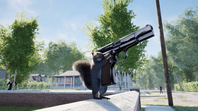 Felejtsd el a Stray-t: itt a játék, amiben egy fegyvert cipelő mókussal kell menni! bevezetőkép