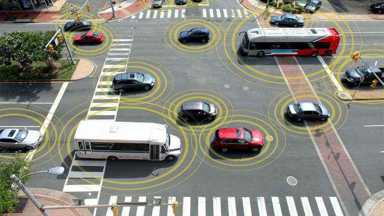 A V2X-technológiát a balesetmentes közlekedés elősegítésére fejlesztették (volna) (Fotó: dot.gov)