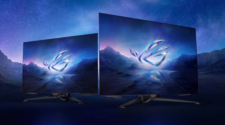 Az OLED gamer tévéknek állítanak konkurenciát az Asus új monitorai kép