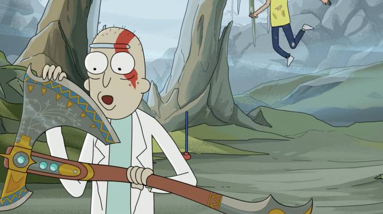 Rick és Morty is a God of War: Ragnarököt promózza bevezetőkép