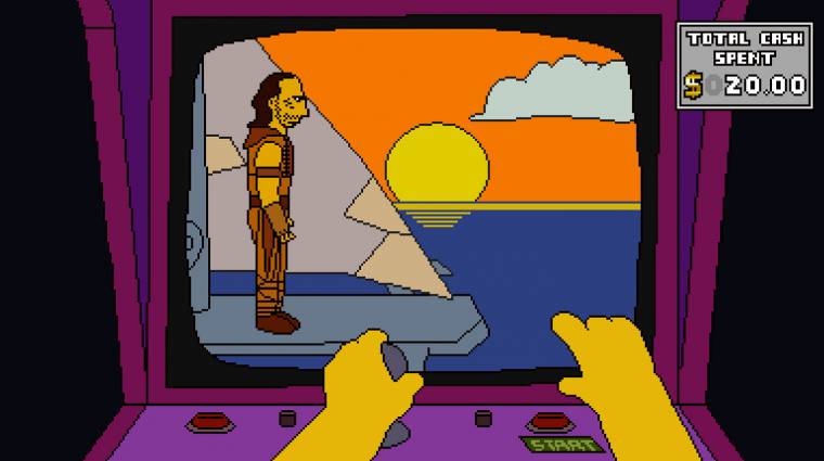 Egy 20 másodperces Simpson család poénból készült most videojáték bevezetőkép