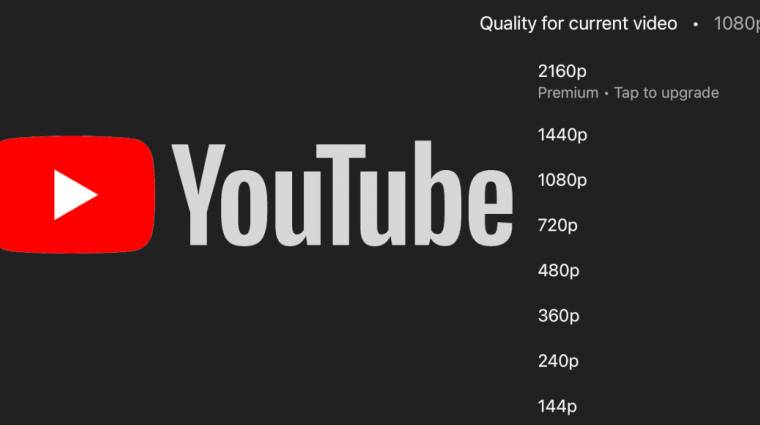 A YouTube visszatáncolt a fizetős 4K-videóktól kép