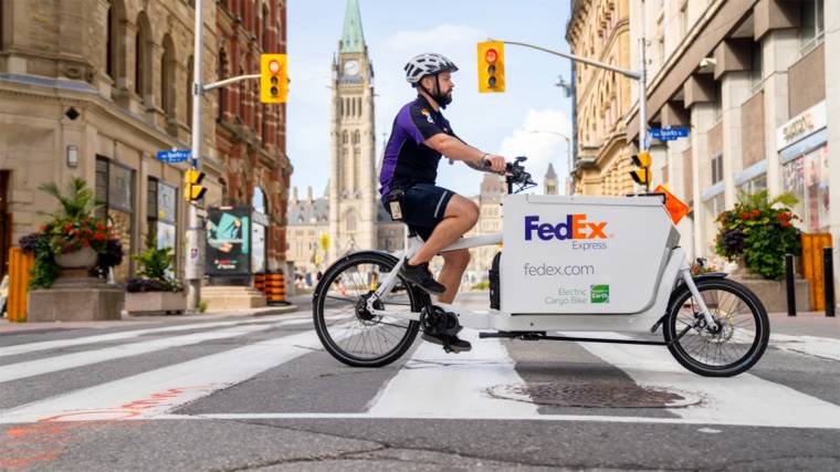A FedEx Észak-Amerikában is kísérletezik a teherbringás szállítással (Fotó: FedEx)